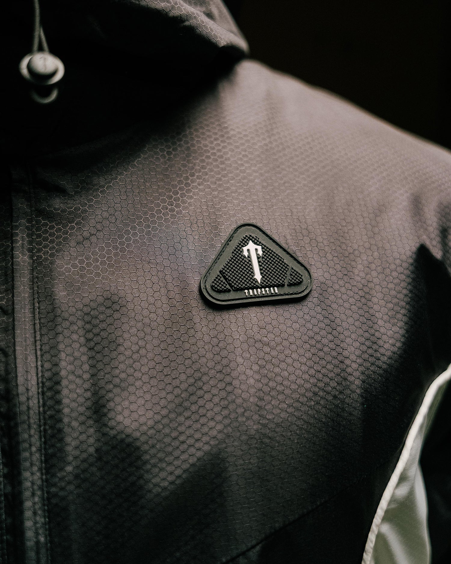 PRE ORDER Silicone Badge Windbreaker - Black - Image 5