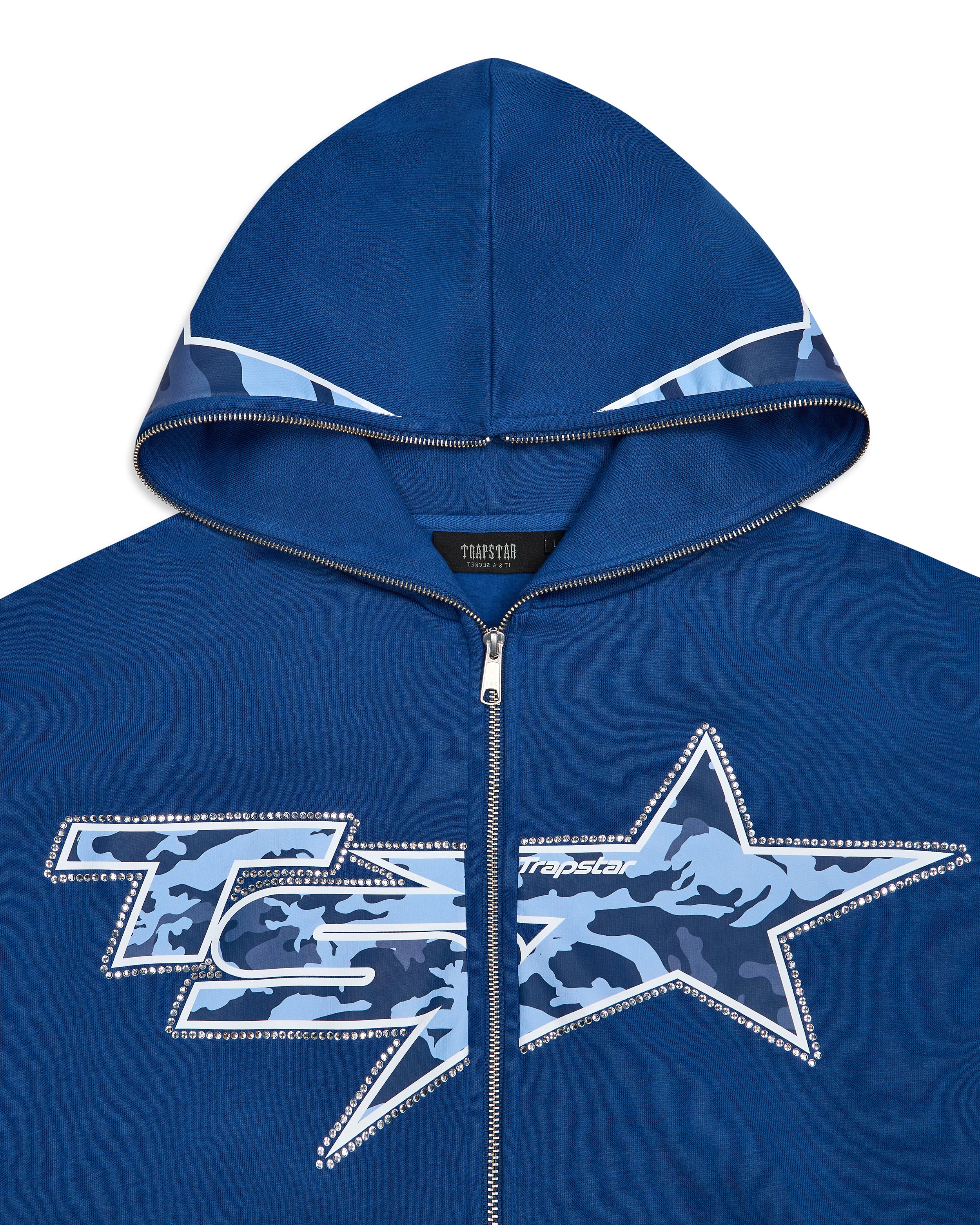 TS Star Rhinestone Tracksuit - Blue - Image 5